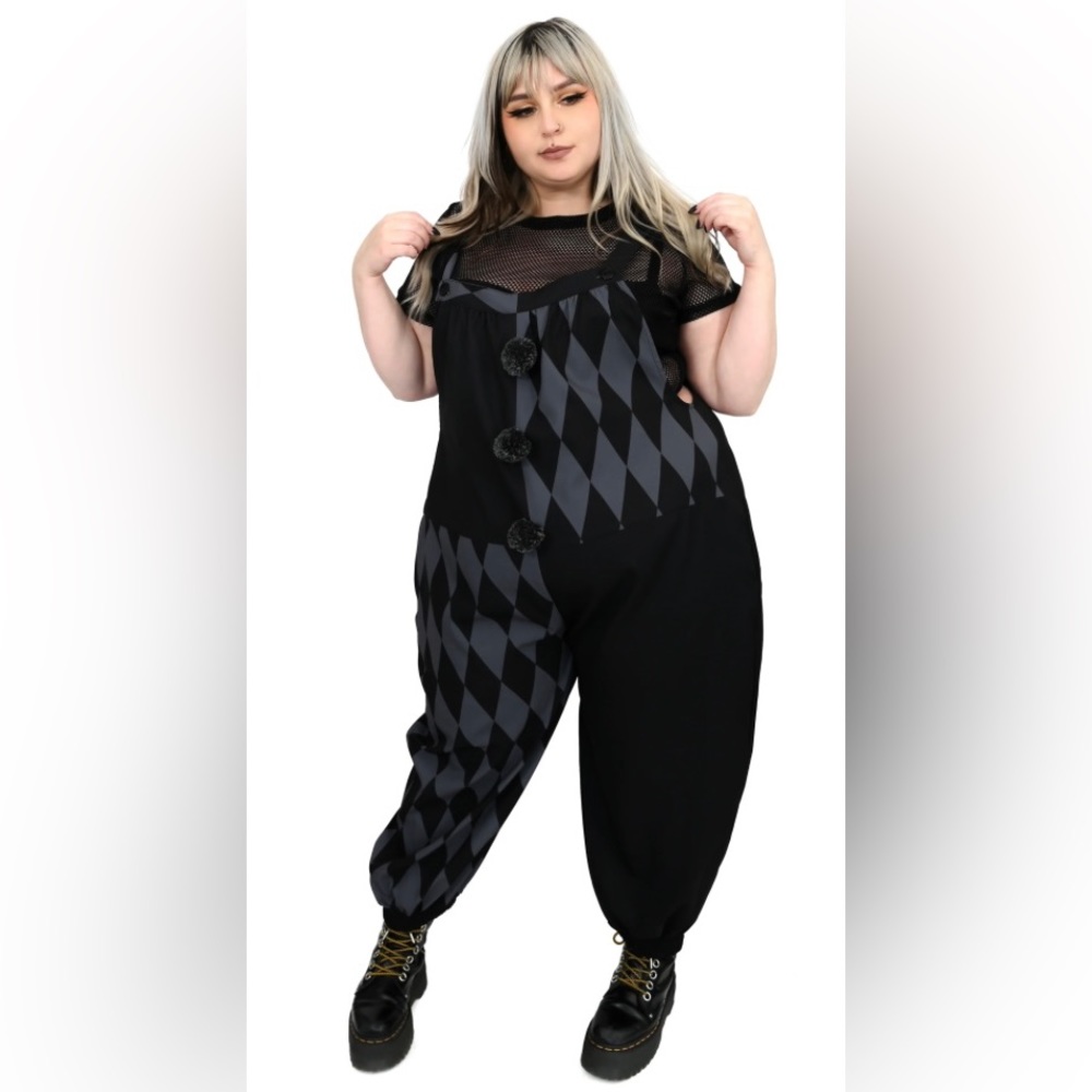 FOXBLOOD 🖤 Sideshow Overalls 🖤Brand New With Tag + Unopened !🤡🖤
